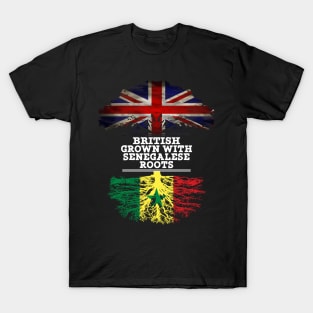 British Grown With Senegalese Roots - Gift for Senegalese With Roots From Senegal T-Shirt